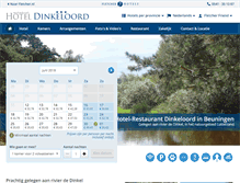 Tablet Screenshot of fletcherhoteldinkeloord.nl